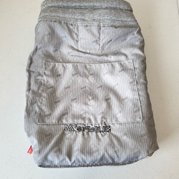 LocTote Original Industrial Bag Co Flak Sack Backpack Bag Gray Black *read - Picture 5 of 5